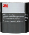 Heavy Duty Black Duct Tape 1.88 Inch By 60 Yard 3 Pack Industrial Strength Tear By Hand Multi Use for patching bundling
