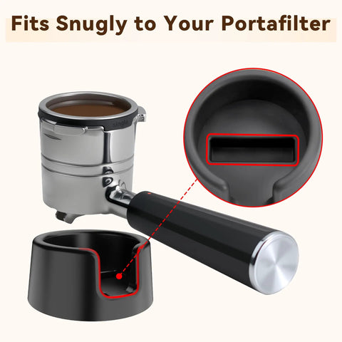 Espresso Distribution Tool and Portafilter Holder for Ninja Espresso Machines ES601 ES701, Silicone Tamping Station Accessory