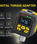 Half Inch Drive Digital Torque Adapter with Buzzer and LED Indicator for boss level precision, showing display and controls.