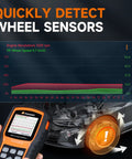 NT630 Plus OBD2 Scanner With ABS And SRS Bi Directional Diagnostic Tool For Cars Pro Grade ABS And Airbag Code Reader detecting wheel sensor
