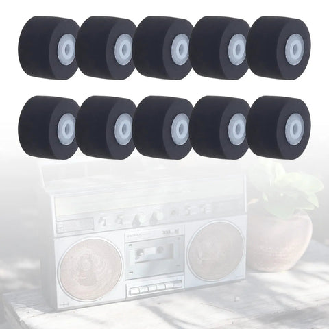 Kick Ass With These 10 Pinch Rollers For Cassette Recorders And DVD Players Restore Tape Mechanism Fix Jams Instantly Without Spending Fortunes On Repairs Use These Sweet Parts To Bring Your Old Music Players Back To Life Quickly. 10 rubber rollers
