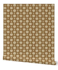 Premium Moroccan Wallpaper Roll With Matte Linen Texture And Hella Durable Non Toxic Finish For Busy Spaces, 2ft by 27ft in brown pattern.
