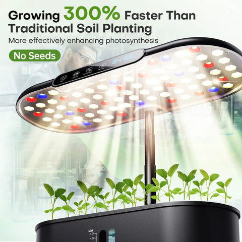 Indoor Hydroponics Growing System Kit With 12 Pods For Herbs Vegetables And Lettuce Dope Smart Environmental Detection