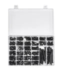 688 Piece Metric Fastener Kit With M4 M5 M6 M8 Screws Nuts Washers And Hex Bolts Twelve Point Nine Grade Alloy Steel in organizer box