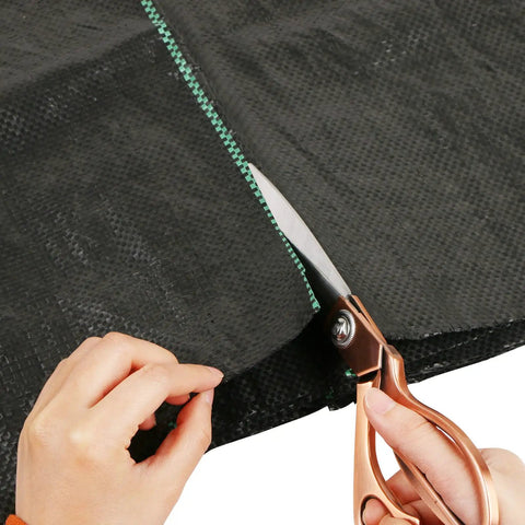 Cutting Heavy Duty Garden Weed Barrier Landscape Fabric 3ft By 3ft Ground Cover Mat For Outdoor Gardens Courtyards And Flower Beds