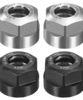 Premium 4Pc ER11A M14 Collet Clamping Nuts With Dynamic Balance Holes 40Cr Alloy Steel for CNC Lathes and Milling Tool Holders