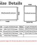 Size dimensions for Next Level Digital Signage Media Player Lcd Monitor showing horizontal and vertical layouts.