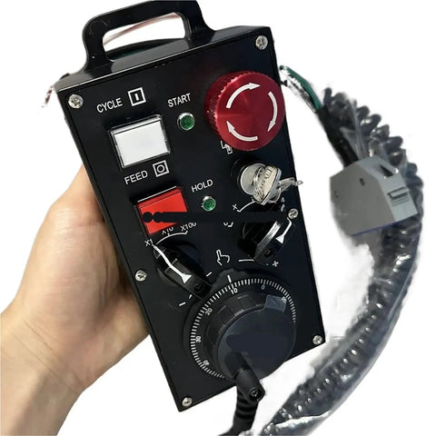 Premium Hs Series Mpg Handwheel For Cnc Machine Control Manual Pulse Generator With Ergonomic Design Perfect For Precise Axis Positioning During Milling Or Turning Operations To Boost Shop Workflow, CNC handwheel with cable