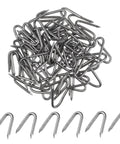 U Shaped Garden Stakes Nails For Fencing And Wire Mesh Easy Setup Quick Outdoor Installation Lightweight Iron Pegs 30 Pack