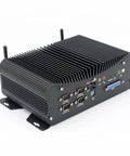 Workhorse Mini Desktop Pc Powered By Intel Core I7 8550U, Meaty 32Gb Ddr4 Ram, And Hefty 1Tb Ssd, fanless aluminum chassis and rear ports.