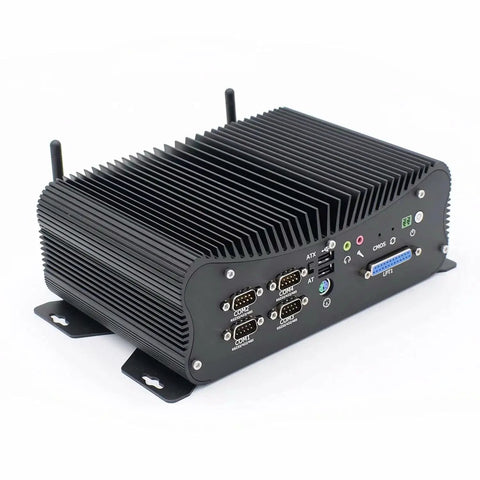 Workhorse Mini Desktop Pc Powered By Intel Core I7 8550U, Meaty 32Gb Ddr4 Ram, And Hefty 1Tb Ssd, fanless aluminum chassis and rear ports.