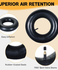 Heavy Duty 13x5.00-6 Inner Tube With TR13 Valve Stem For Go Karts And ATVs Exact Replacement For Razor Dirt Quad V1 To V18