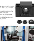 Rock Solid BK10 Ball Screw End Support With 10 Mm Inner Diameter Carbon Steel Built To Last Replacement For SFU1605 And SFU1204 Ball Screws For Precise Linear Motion on CNC machine