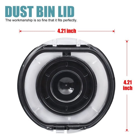 V6 Series Vacuum Dust Bin Lid Replacement Cap For DC58 DC59 DC62 DC72 DC74 And SV03 SV07, 4.21 inch diameter