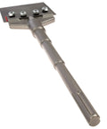 6 Inch Wide Tile And Thinset Removal Bit For SDS Max Floor Scraper, Drop Forged Tempered Steel, 6 X 25 Inch, Pro Grade, Silver Finish