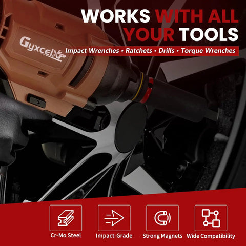 Upgraded Low Profile Impact Socket Adapter Set Perfect For Tight Spaces With Cr-Mo Construction And A Complete 4-Pc Kit To Convert Drive Sizes Smoothly, impact wrench use