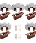 Easy Install Drawer Glide Replacement Kit With Quiet Operation And Wear Resistant Materials For Kitchen Cabinets And Bedroom Furniture Repair No Tools Needed Hassle Free Drawer Slide Fix showcasing glide tracks, guides, and screws for cabinets and dressers repair