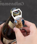 10 Pack Sublimation Bottle Opener Keychains for Heat Transfer Printing Blank Metal Key Rings for DIY Crafts Aluminum Plate