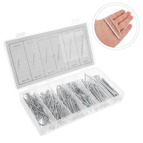 555 Piece Cotter Pin Assortment Kit With Split Hairpin Clips For Automotive And Trailer Hitch Pins Truck Dowel Set Spring Retaining Pins Easy Install