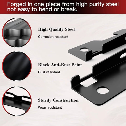 Pro Grade Toe Alignment Tool Plates Kit, 2 Pack With Measuring Tapes for precise wheel alignment on Jeep, Truck, SUV.