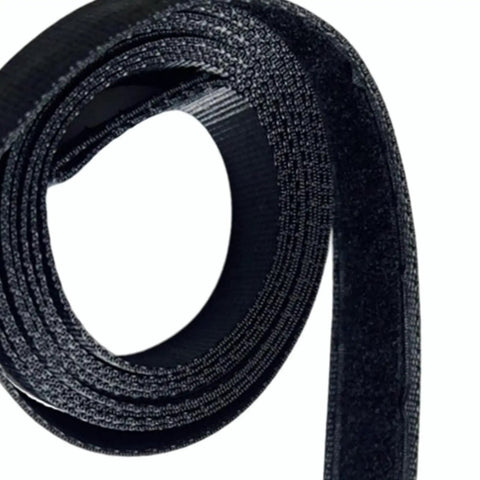 Rowing Machine Tension Rope Accessory For Home Gym Workouts, Dope Versatile Belt shown rolled, nylon texture, 270 cm length