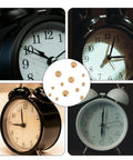 Brass Clock Hand Nut Kit With 12 Pieces In 5mm 6mm And 10mm OD Sizes Replacement Set for grandfather clocks with clock images.