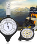 Rugged Map Measuring Wheel For Outdoor Adventurers Lightweight Distance Tracker Tool, compact design with clear dial for distance measurement.