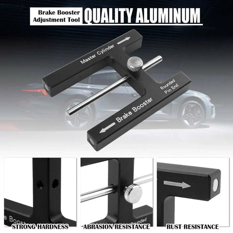 Magnetic Brake Booster Adjustment Tool With Master Cylinder For Precise Braking Distance Tuning Aluminum Push Rod