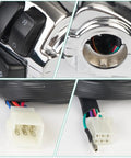 Close-up of 1 Inch Handlebar Switches And Wiring Harness For Harley Davidson Fits Softail 1996 2010 Dyna Sportster 1996 2013 Touring
