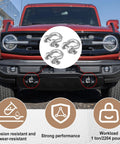 Thirty Pack Three Eighth Inch D Ring Shackles Galvanized Carbon Steel Screw Pin Anchor Shackles shown on truck
