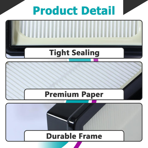 HEPA Filter Replacement 4 Pack For Coach Pro 10 SC Pro 6 GoFree Flex Pro And ProVac FS 6 Vacuum Cleaners 107315 product details.