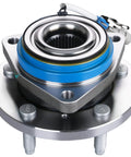 Single Front Wheel Hub & Bearing Assembly 513121 compatible with Chevy Impala 2000-2011, 5-Lug w/ ABS, close-up view