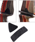 Beaver Hair Arrow Rest Kit For Traditional Bows Four Pack Self Adhesive Stick On Pads installation and close-up view