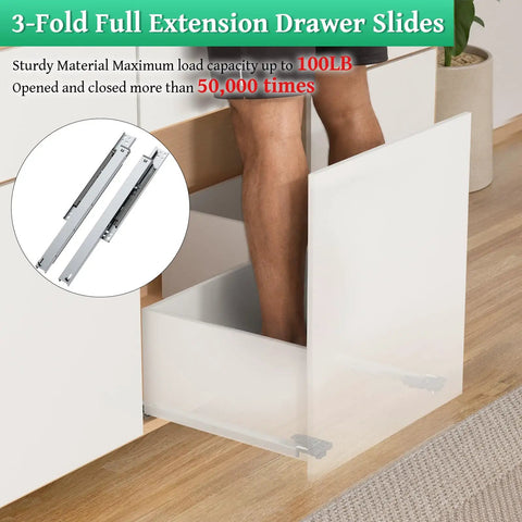 Top Shelf Undermount Drawer Slides 20 Inch Full Extension Featuring Slick Soft Close Hydraulic Damper And 3D Adjustable Quick Release for cabinet hardware