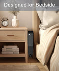 Three Way Access Biometric Gun Safe For Handgun With Fingerprint Recognition PIN Code And Key Backup beside bed