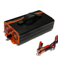 Rock Solid 1000 Watt Power Inverter Converting 48V DC To 110V 120V AC with clamps for RV or camping use.