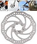 Six Bolt 160mm Disc Brake Rotor For Mountain Bikes Stainless Steel Built To Last, Rust Resistant with flange adapter