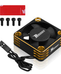 RC Car Motor Cooling Fan Heatsink 28000RPM ESC Cooling Fan For 1/8 1/10 1/12 Scale 540 550 Brushless Motors, accessories included