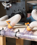 All In One Two And A Half Inch Dust Collection Fittings Network With Reducer Blast Gates Three Foot Pipes Y Fittings