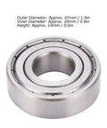 Check Out These High Speed Stainless Steel Bearing Set Of 10 For Heavy Machinery, showing a single stainless steel bearing with dimensions.