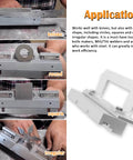 Bevel Jig For Knife Making With Strong Magnets, Ideal For Crafting Knives And Any Shape, including circles and squares.
