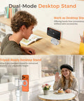 Dual-mode desktop stand with Phone Camera Grip For iPhone Pro Max With Thumb Rest Enhanced Mount And Detachable Remote.