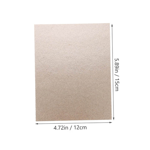 Microwave Mica Sheets For Oven Replacement Heat Resistant Insulation Plates Easy To Cut 10 Pack dimensions 4.72x5.89 inches