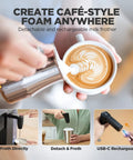 Single Serve Coffee Maker With Built In Detachable Milk Frother For Pods And Grounds No Fuss In Classic Bold Over Ice And Specialty Brew 40 Oz