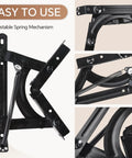 Heavy Hitter Dual Phase Sofa To Bed Converter Kit Featuring Slick Spring Pivot Hinges adjustable black spring mechanism detail.