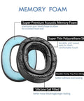 Gel Ear Pads Upgraded For 3M PELTOR Headsets With Softer Cushions And A Snug Seal, featuring memory foam and silicone gel, for 033 series.