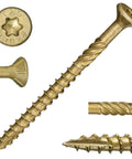 XL1500 Coated Exterior Star Drive Deck Screws For Multi Purpose Outdoor Projects 5 Pound Pack About Four Hundred Thirty Nine Pieces