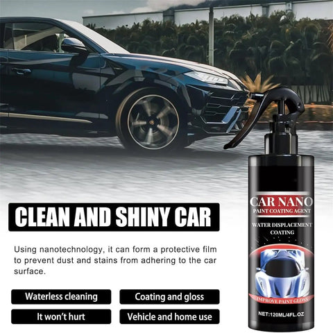 Car Scratch Repair Spray Kit With Nano Scratch Remover, Fast Fix For Surface Scratches, Clear Coat Safe DIY Auto Care