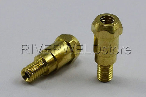 Assorted MIG MAG Welding Torch Consumables Kit For 24KD MB24 brass tip holders 142.0003 close-up view