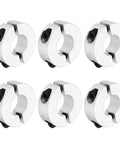 Aluminum Shaft Collar 16mm Bore Double Split Clamp Collars With M5 Set Screws For Industrial Automation And Conveyor Belt Systems Pack Of Six, 6 pieces